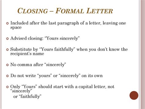 how to close a letter without using sincerely