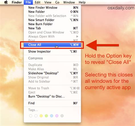 how to close all apps on macbook with keyboard