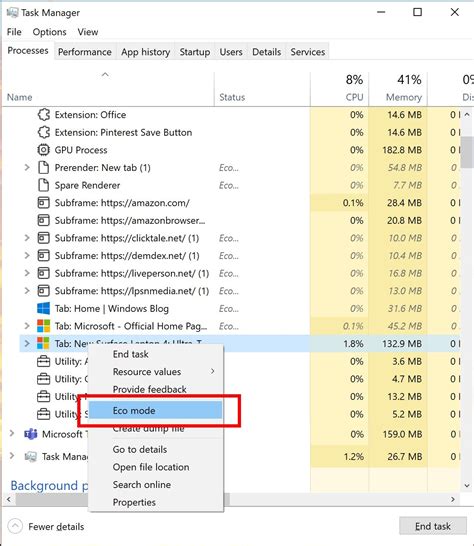 how to close all background processes windows 10 task manager