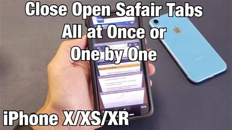 how to close all windows on iphone xr