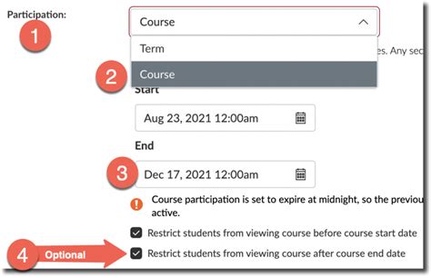 how to close canvas course