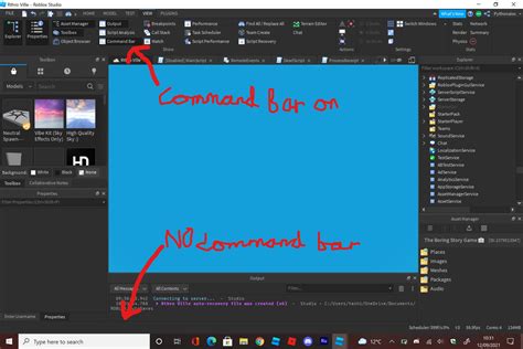 how to close command bar in roblox