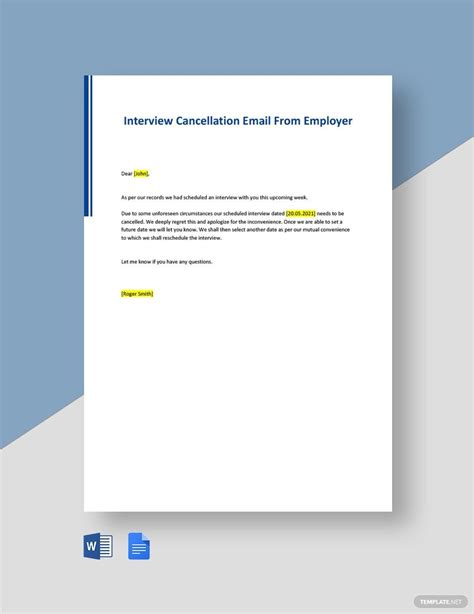 how to close interview email