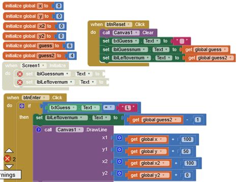 how to code a button in mit app inventor