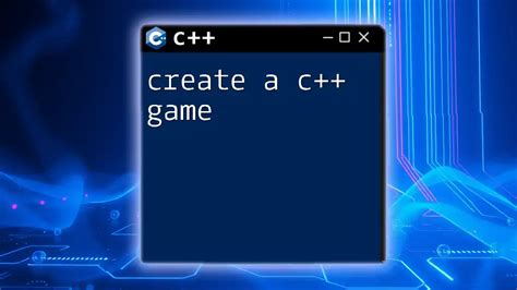how to code a game in c++