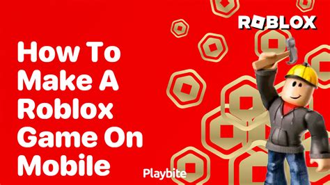 how to code a roblox game on mobile