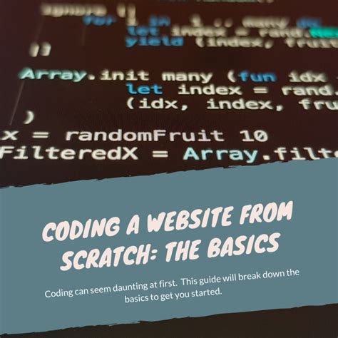 how to code a website from scratch reddit