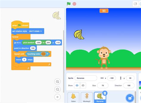 how to code game in scratch