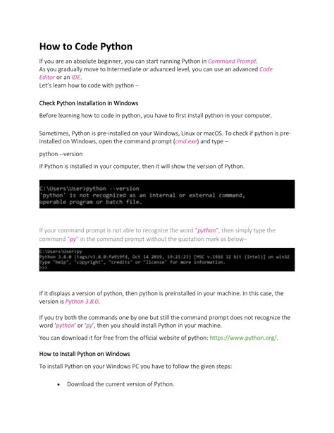 how to code in python 3 pdf