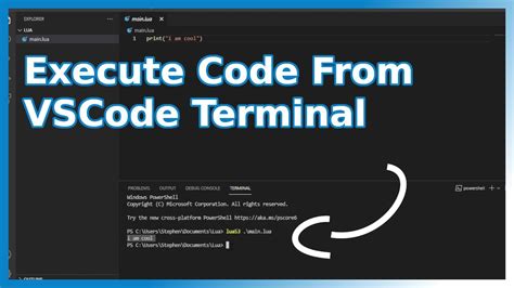 how to code lua in vscode
