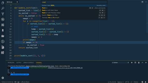 how to code python in visual studio code