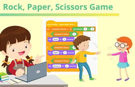 how to code rock paper scissors in scratch