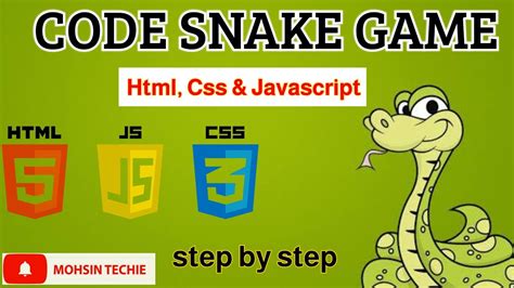 how to code snake in html