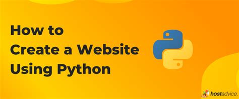 how to code your own website using python