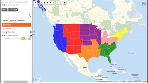 how to color code a map
