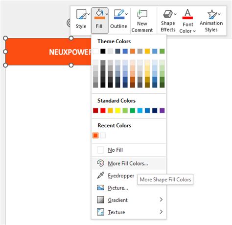 how to color code in powerpoint