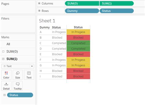 how to color code in tableau based on condition