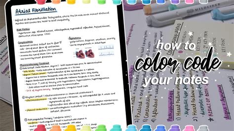 how to color code notes on iphone