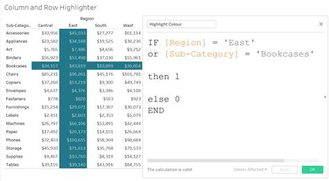 how to color code rows in tableau