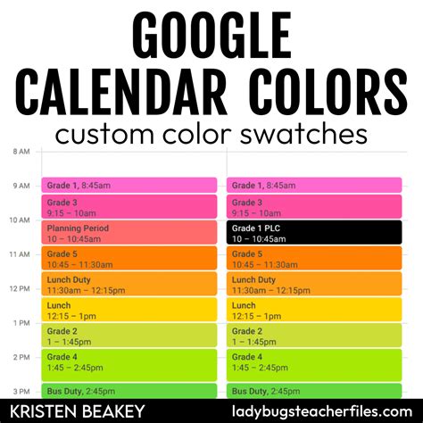 how to color code things in.google calendar