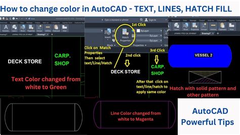 how to color in autocad