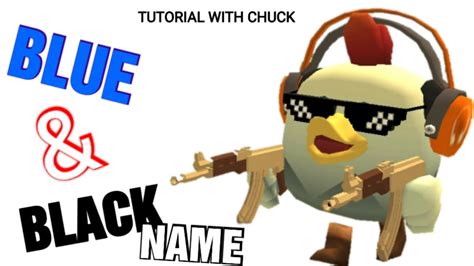 how to color name in chicken gun