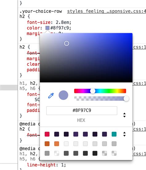 how to color picker in chrome
