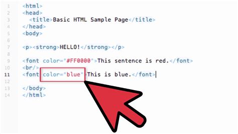 how to color text in html