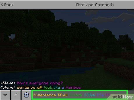 how to color text in minecraft chat java