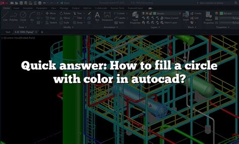 how to colour circle in autocad