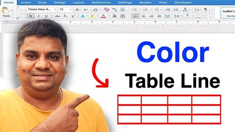 how to colour code table in word