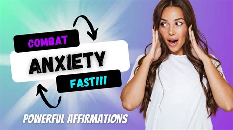 how to combat anxiety fast