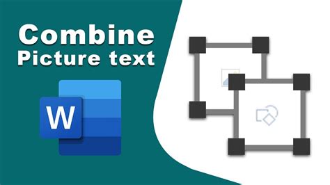 how to combine image and text in word