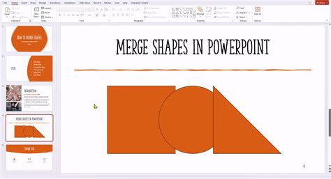 how to combine multiple shapes in powerpoint