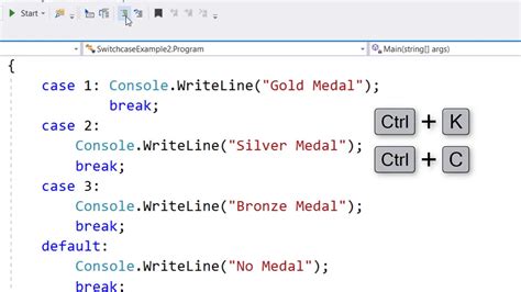 how to comment in visual studio code shortcut key