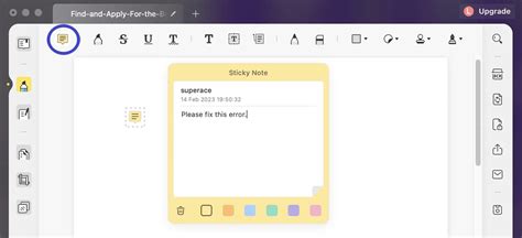 how to comment on pdf mac