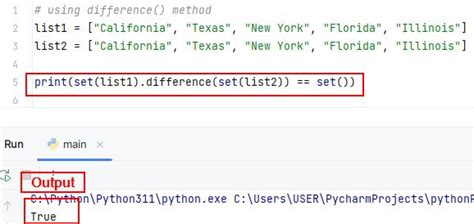 how to compare the contents of two lists in python