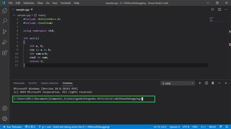 how to compile c program in vs code mac