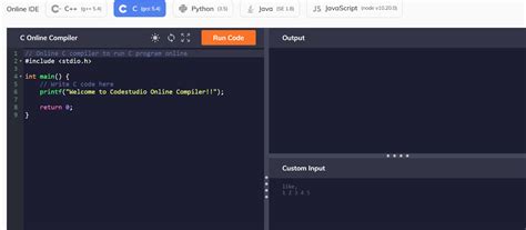 how to compile c program online