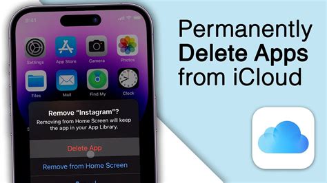 how to completely remove app from iphone and icloud