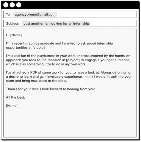 how to compose an email for job application example