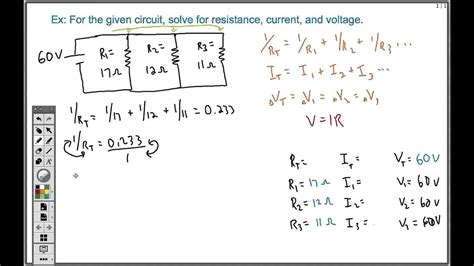 how to compute parallel circuit