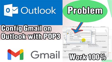 how to configure outlook with gmail pop3