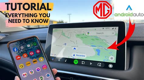 how to connect android auto to mg car