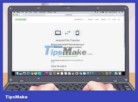 how to connect android device to macbook air