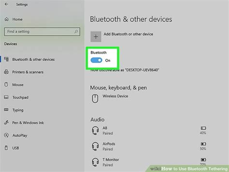 how to connect bluetooth tethering on iphone