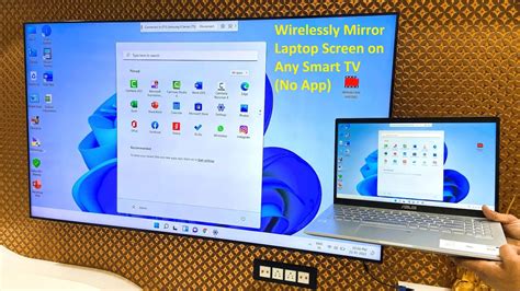 how to connect computer to tv screen mirroring