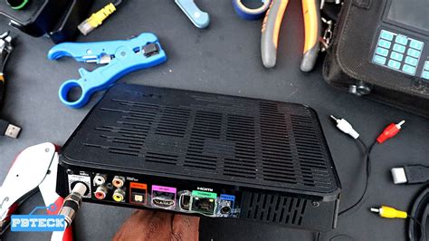 how to connect dstv decoder to tv using av cable