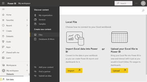 how to connect excel file to power bi