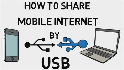 how to connect internet pc to mobile with usb cable